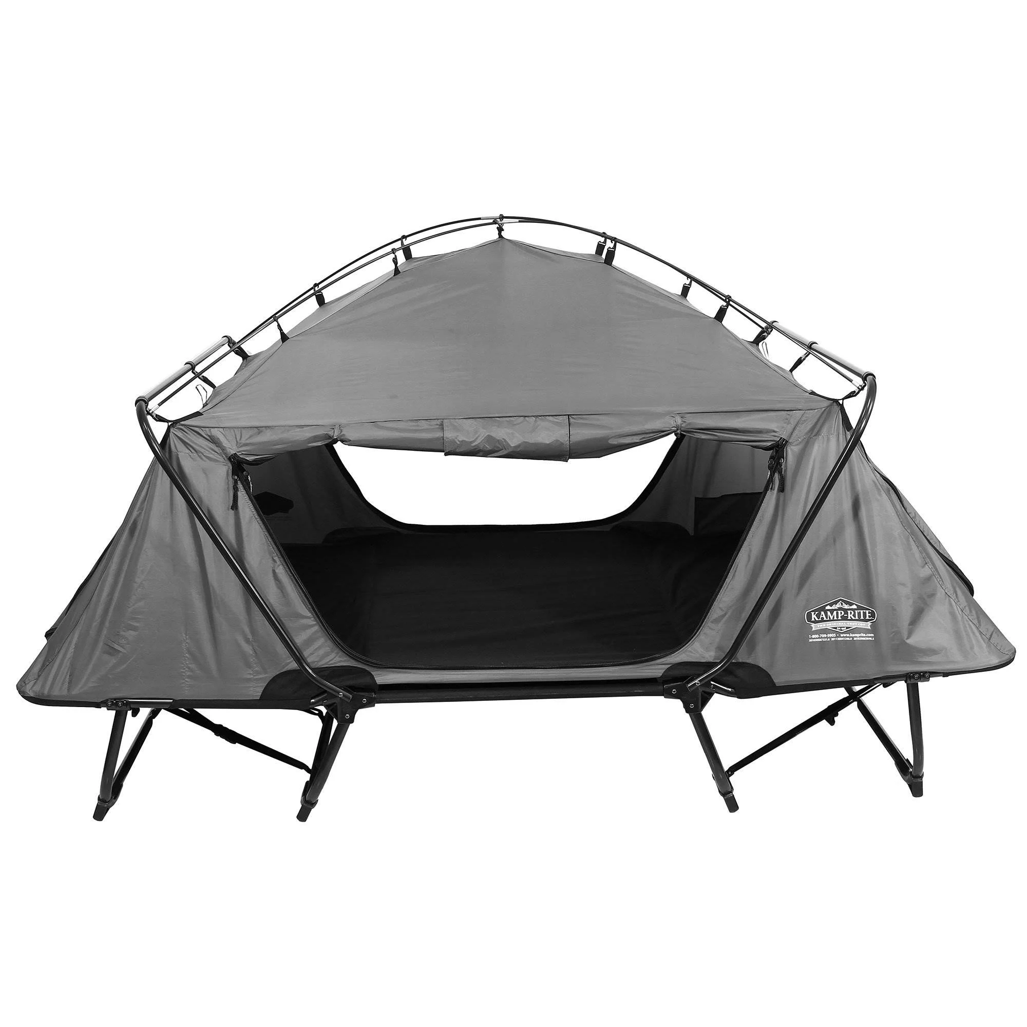 Kamp-Rite Double Quick Setup 2 Person Elevated Cot, Lounge Chair, & Tent