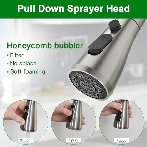 MSTJRY Touchless Kitchen Faucet with Pull-Down Sprayer