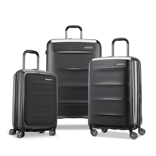 Samsonite Carry-On Pro Front Pocket Hardside Expandable 21-Inch Octiv Luggage: Durable & Impact Resistant, 360° Aero Trac Spinner Wheels