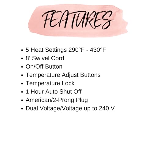 Calista Triangl Pro Heated Detailer Brush, Smoothing, Anti-Frizz Professional Heat Styling Brush, Burn-Free Firm Bristles