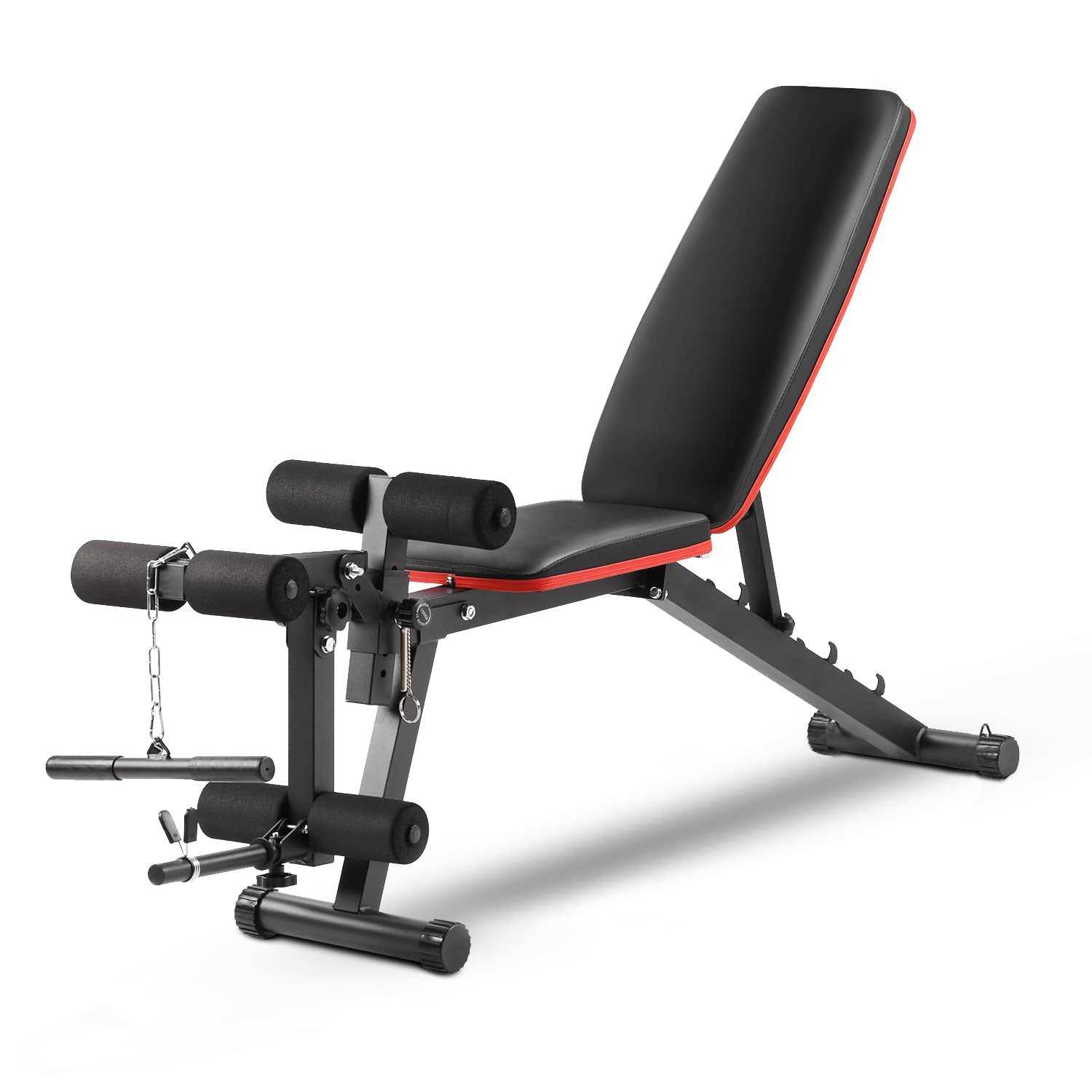 ZENOVA Adjustable Weight Bench Workout Bench with Leg Extension - Sports Supplies Online Store
