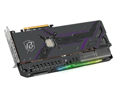 ASRock AMD Radeon RX 7700 XT Challenger 12GB GDDR6 192-bit 0dB Silent Cooling 7680 x 4320 DisplayPort HDMI LED Indicator 18Gbps Dual Fan Graphics Card