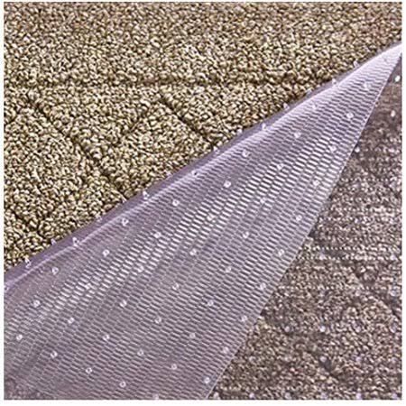 Resilia Premium Heavy Duty Floor Runner/Protector for Carpet Floors Non-Skid, Clear, Plastic Vinyl, Clear Prism, 27 Inches x 25