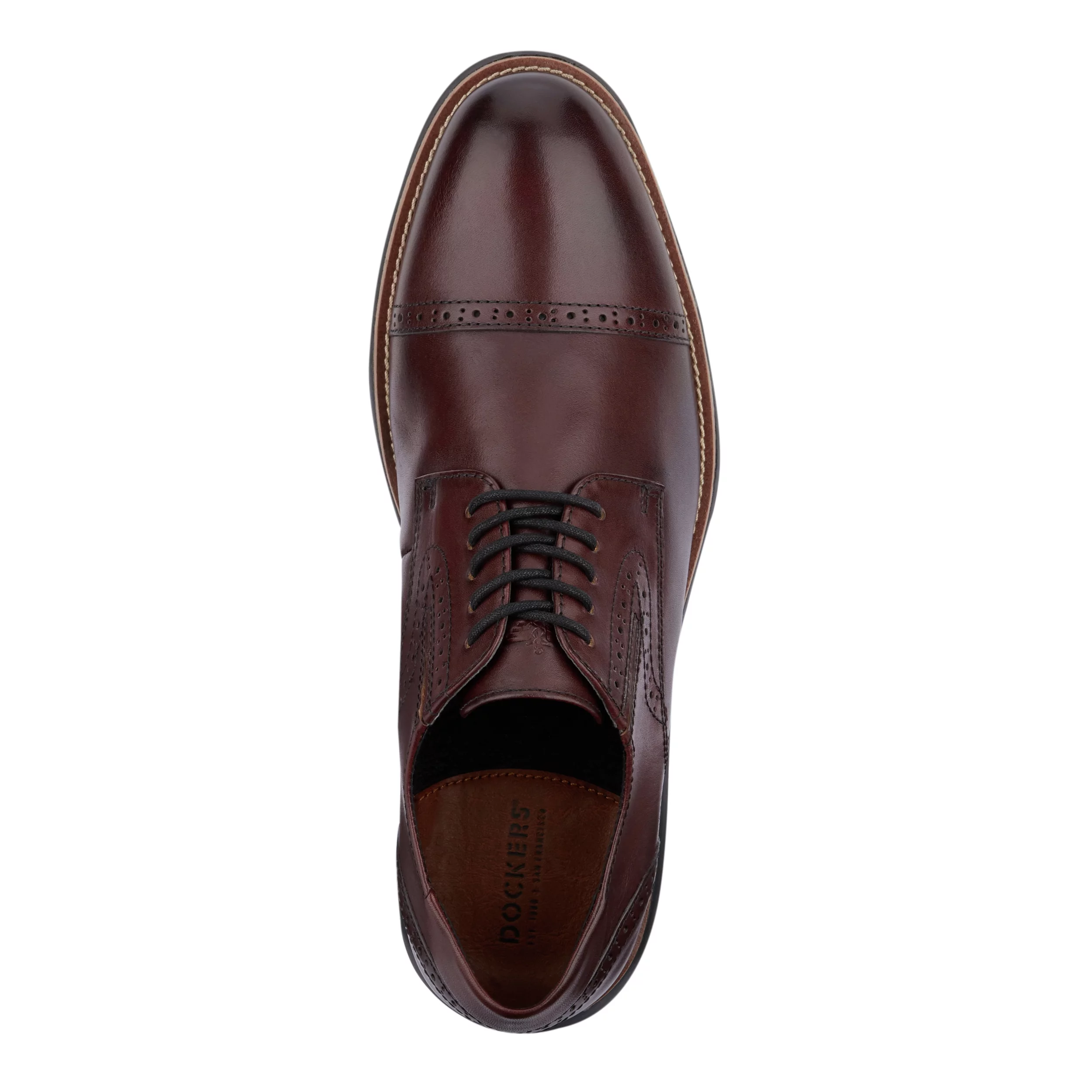 Dockers Mens Beecham Leather SMART SERIES Dress Oxford Shoe