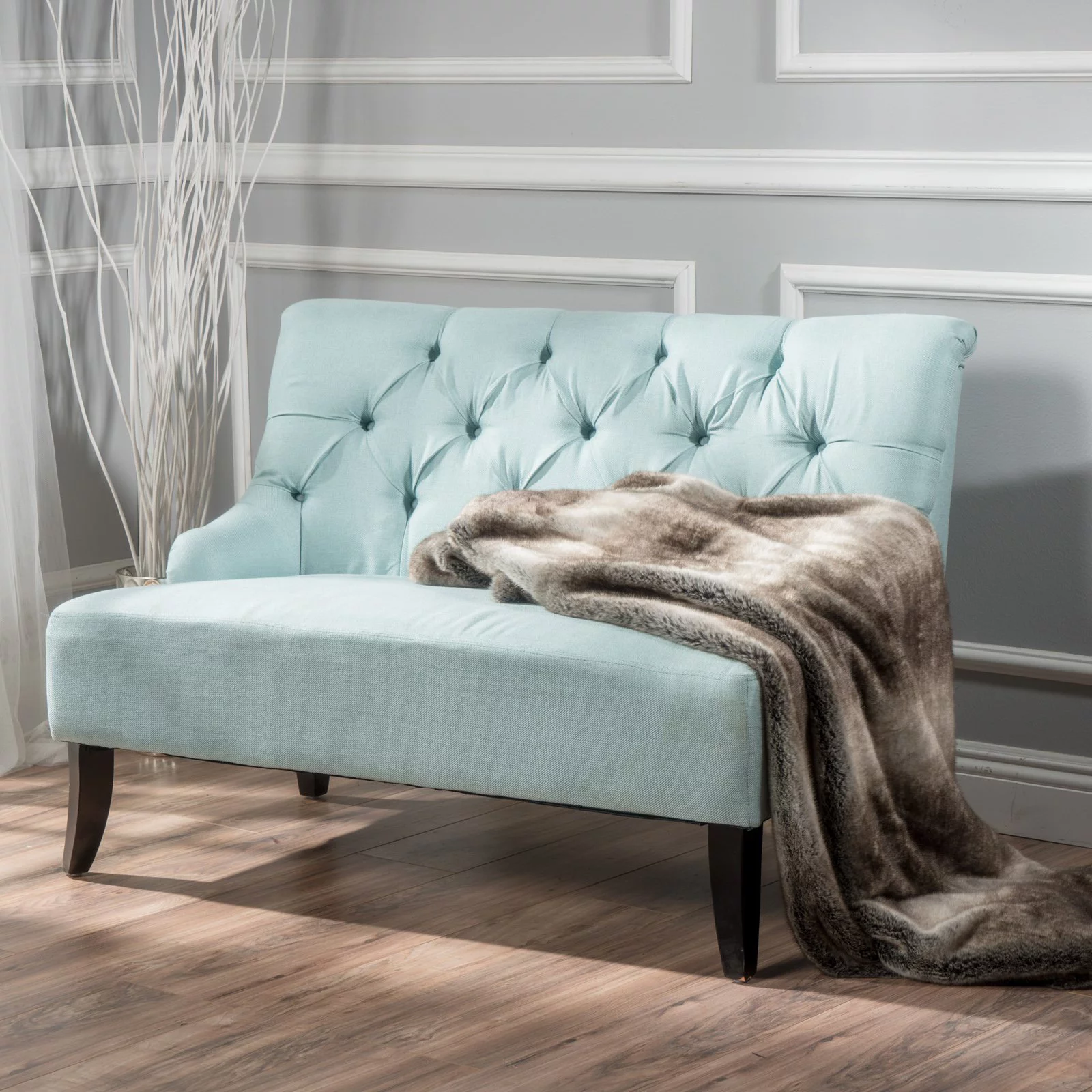 Kathleen Fabric Settee
