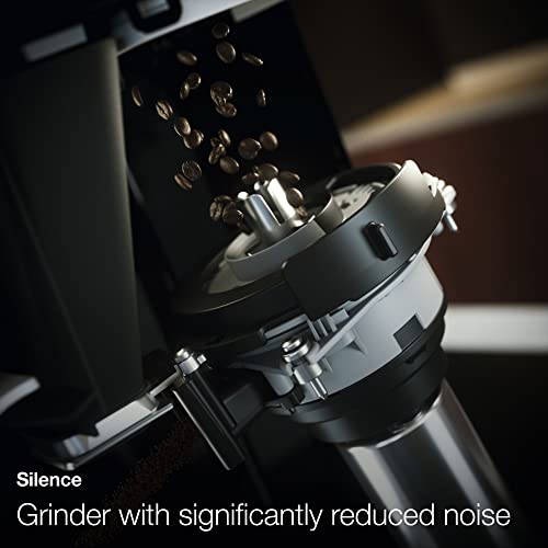 Miele CM5 Silence Automatic Coffee Maker & Espresso Machine Combo with Grinder, Milk Frother