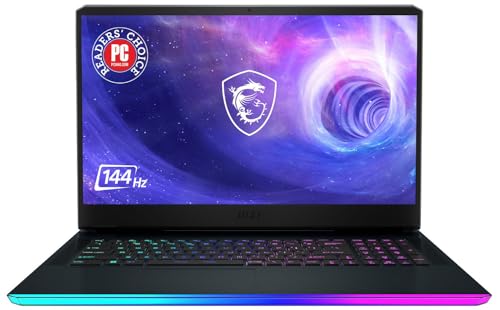 MSI Raider GE76 Gaming Laptop (Intel i7-12700H 14-Core, 32GB DDR5 4800MHz RAM, 1TB PCIe SSD, GeForce RTX 3060, 17.3" 144 Hz Full HD (1920x1080), Wifi