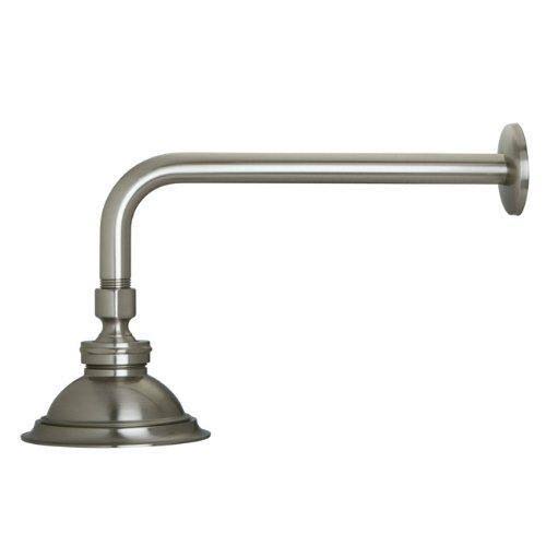 Kingston Brass P10SNCK Victorian Brass Showerhead with 12inch Shower Arm, Satin Nickel