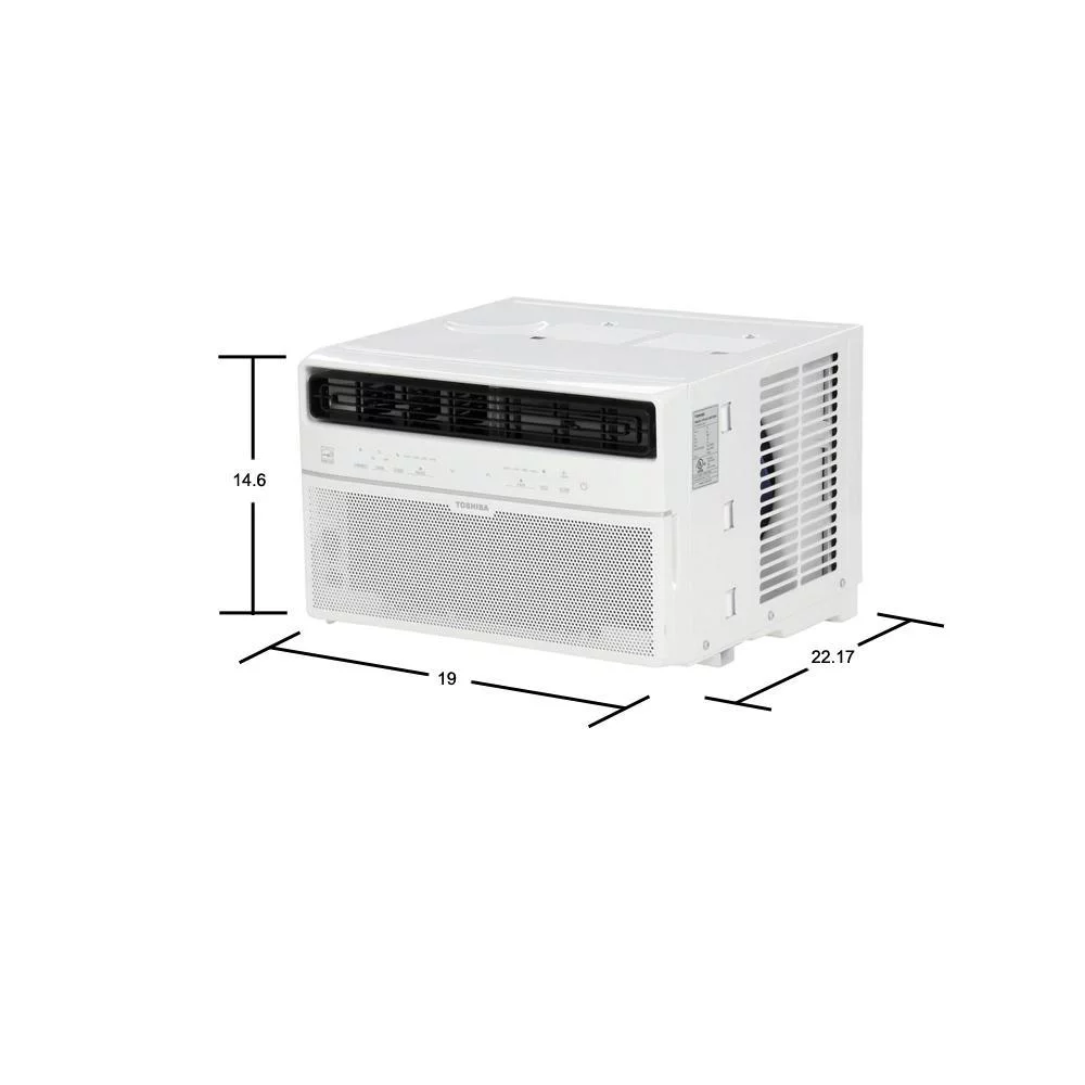 Restored Toshiba 10,000 BTU 115V WiFi Portable Air Conditioner with Dehumidifier Mode (Refurbished)