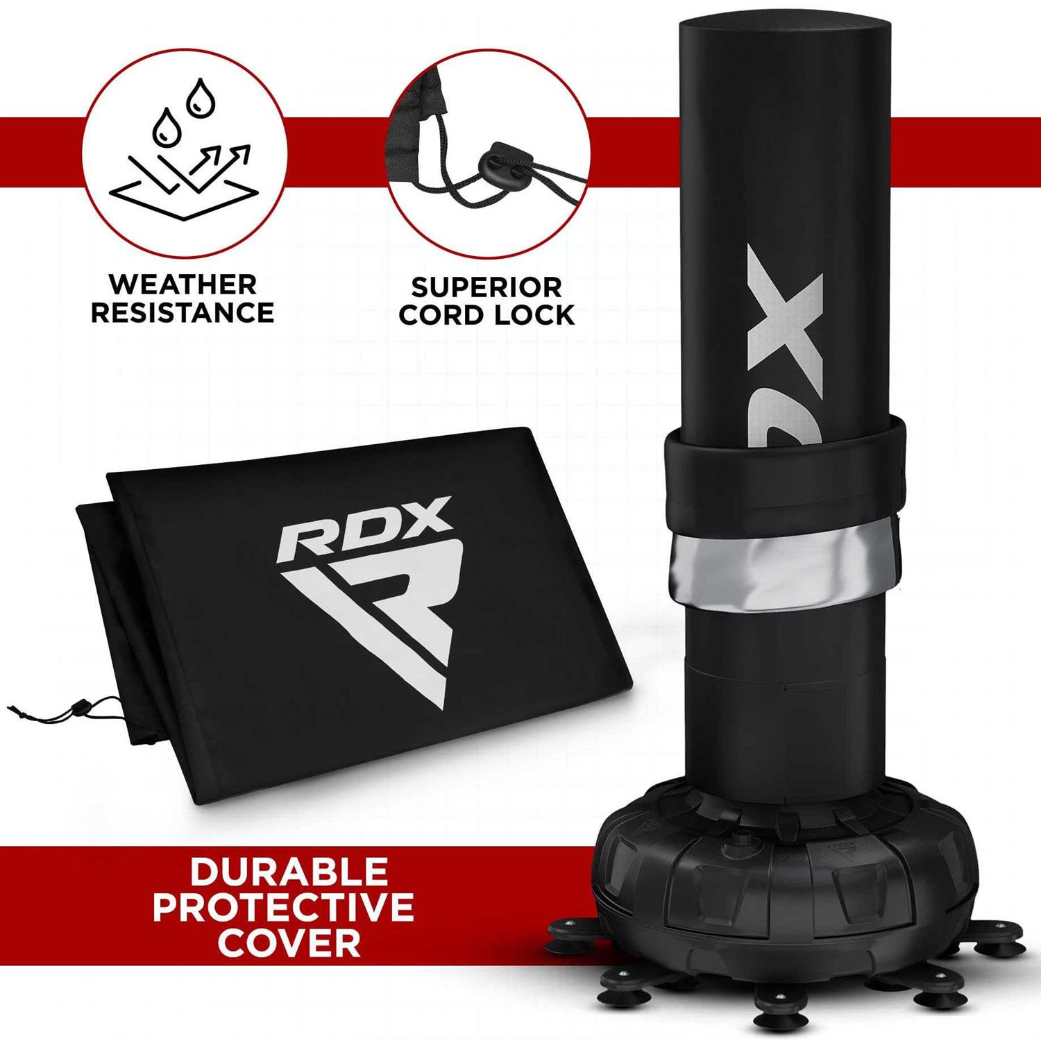 RDX Freestanding Punching Bag with Gloves 73 6ft XXL Heavy Duty Adult Pedestal Bag 17 Suction Cup Stand Base Free standing Bag Kickboxing