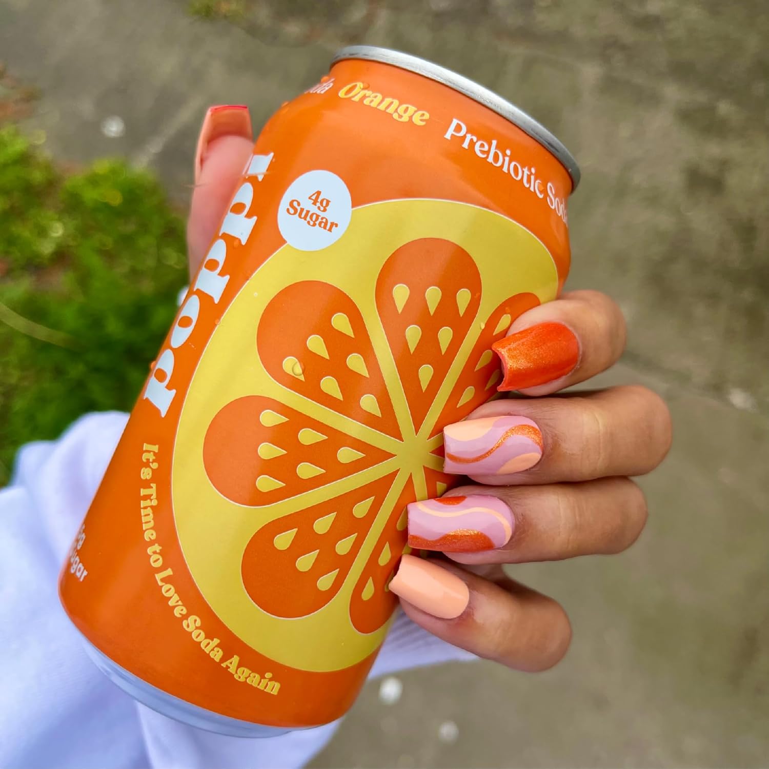 POPPI Sparkling Prebiotic Soda, Bulk 72-Pack, Strawberry Lemon, Orange, Cherry Limeade Beverages made with Apple Cider Vinegar