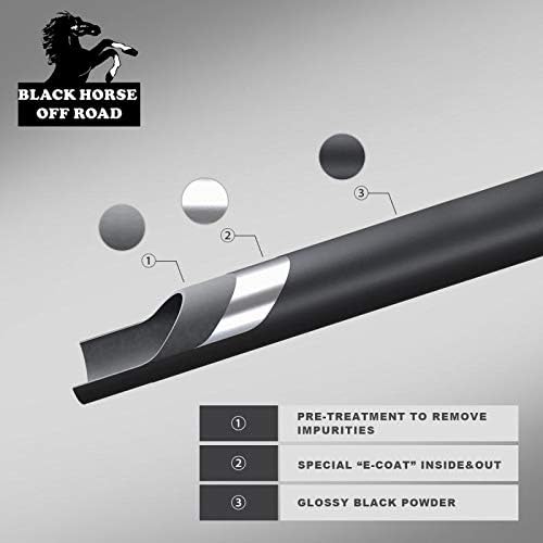 BLACK HORSE 17FP27MA Black Grille Guard Compatible with 99-02 Ford Expedition / 99-04 Ford F-150/99-03 Ford F-250 Super Duty