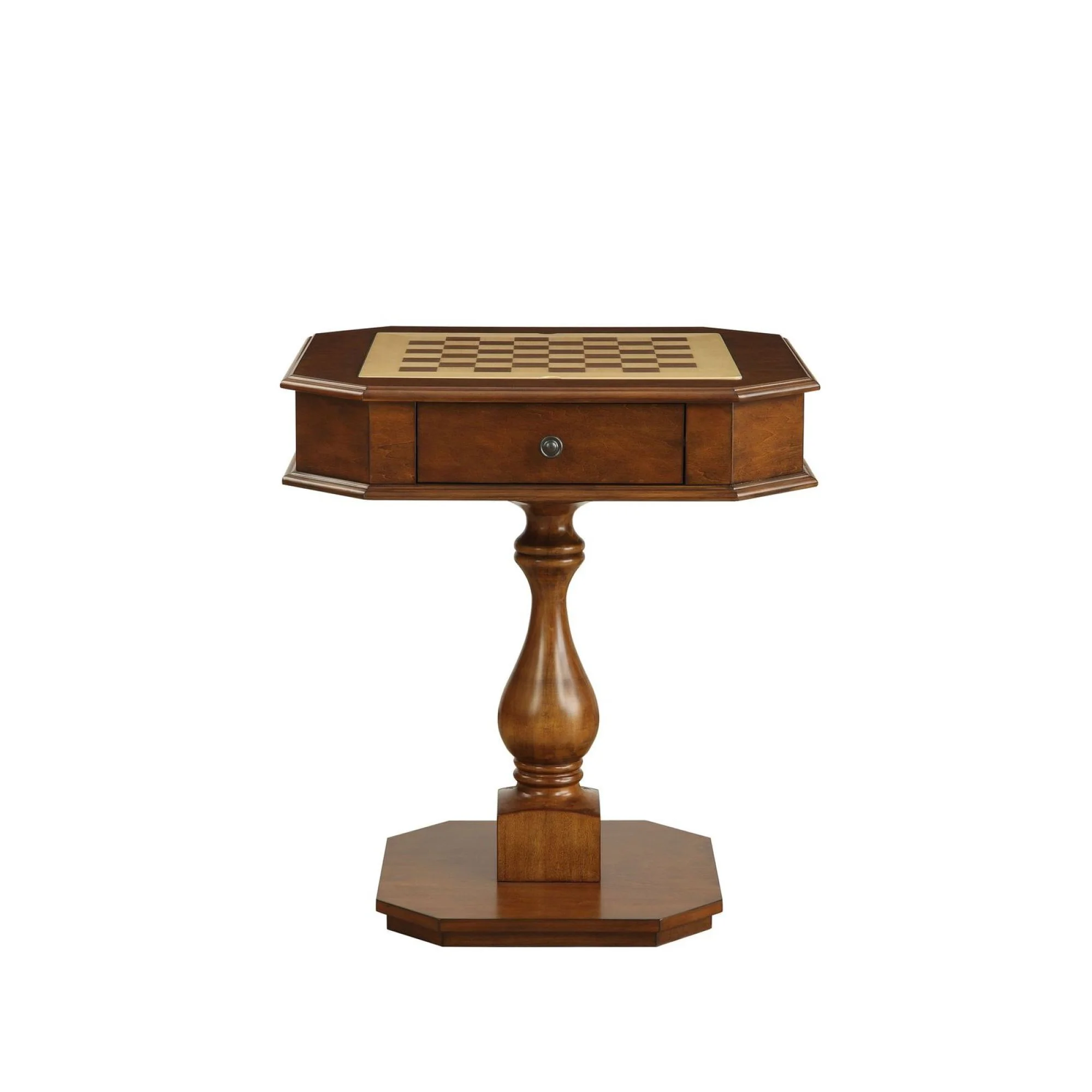 Transitional Style ACME Bishop Game Table in Cherry