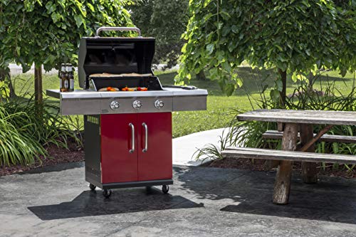 Dyna-Glo 3 Burner Red LP Gas Grill