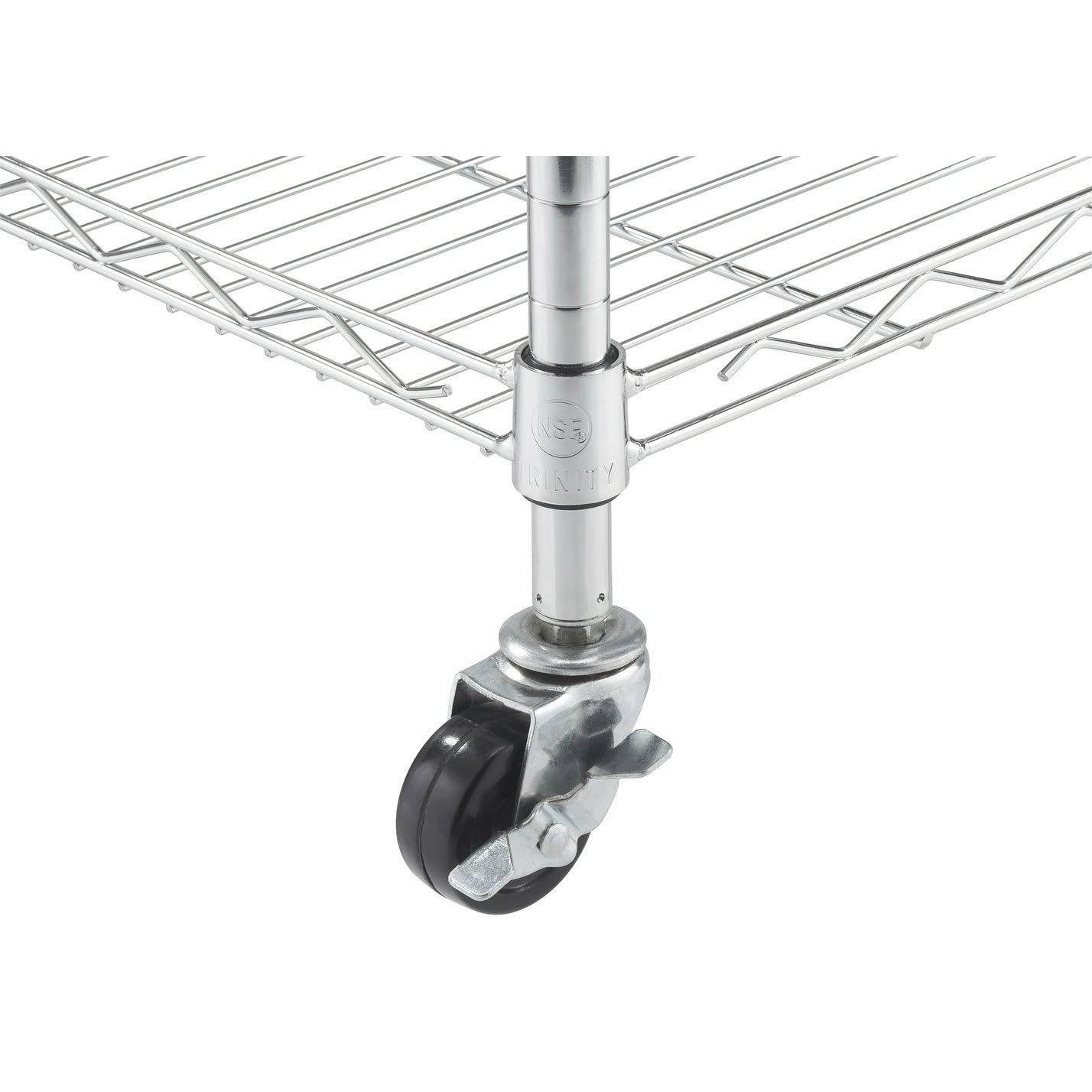 Trinity Basics EcoStorage 5-Tier Pantry Rack - Chrome