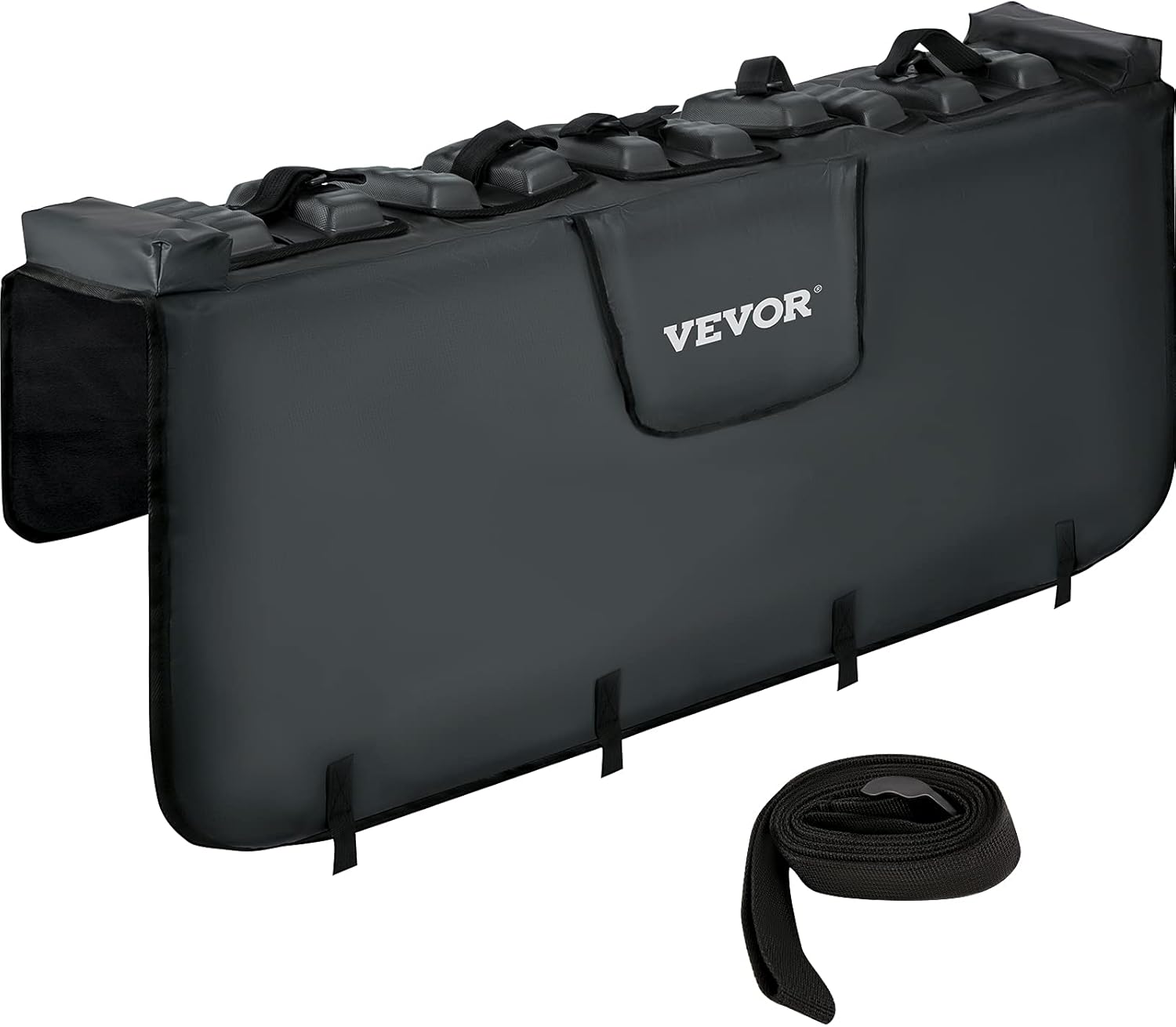 VEVOR Tailgate Pad for Bikes, Tailgate Protection Cover Carries UP to 6 Mountain Bikes, 63 Bike Pickup Pad for Pickup Truck, Upgraded
