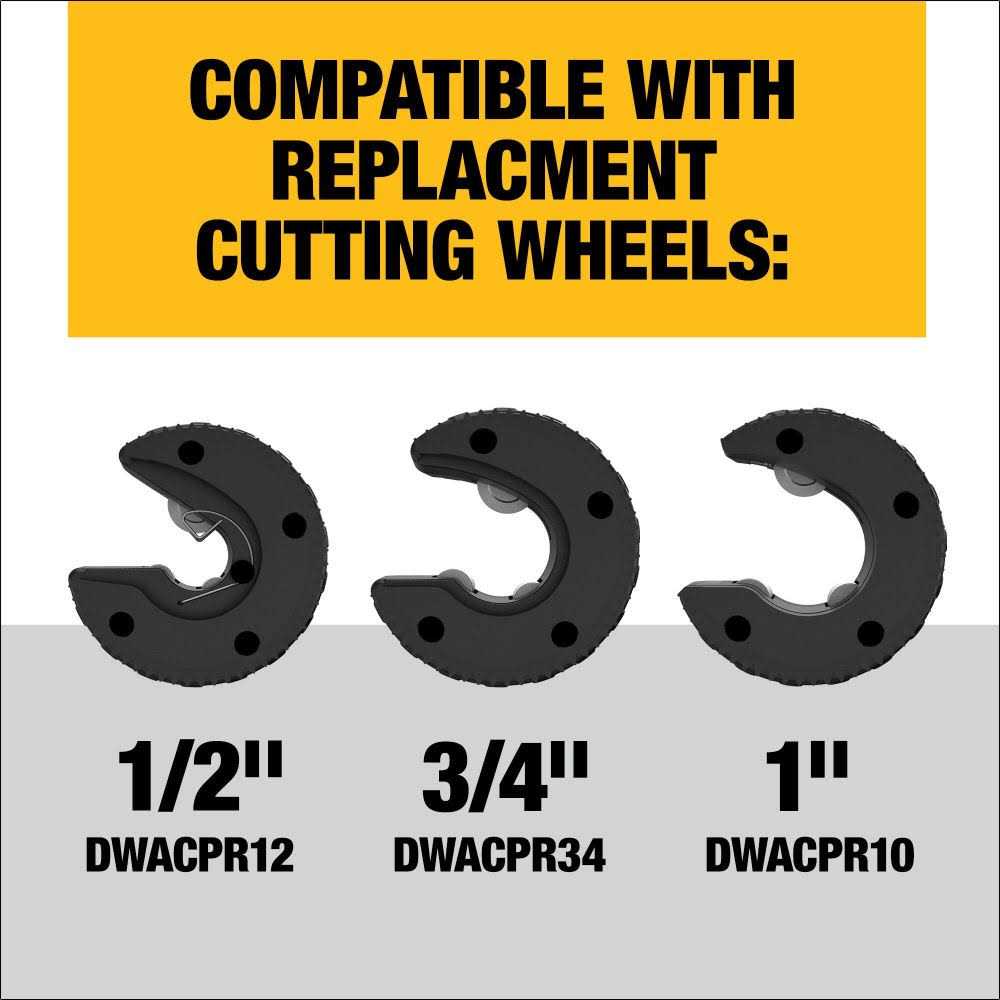 DEWALT Impact CONNECT Copper Pipe Cutter Attachment DWACPRIR - Shop Hardware Tools Online Store