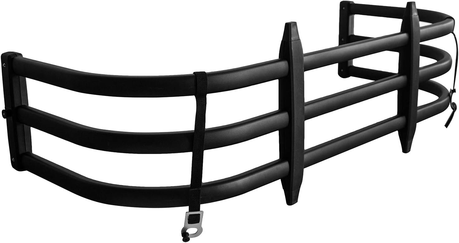 Spurtar Truck Bed Extender Black Aluminum HD Max Universal Tailgate Extension for Pickup Trucks incl. Bracket Kit DIY