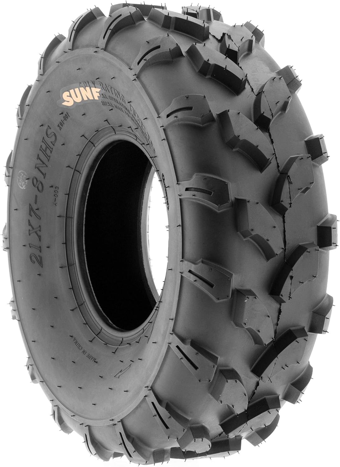 SunF A003 ATV/UTV/Lawn-Mowers Off-Road Tire 18x7-8, 6 PR, Directional Tread (Pair of 2)