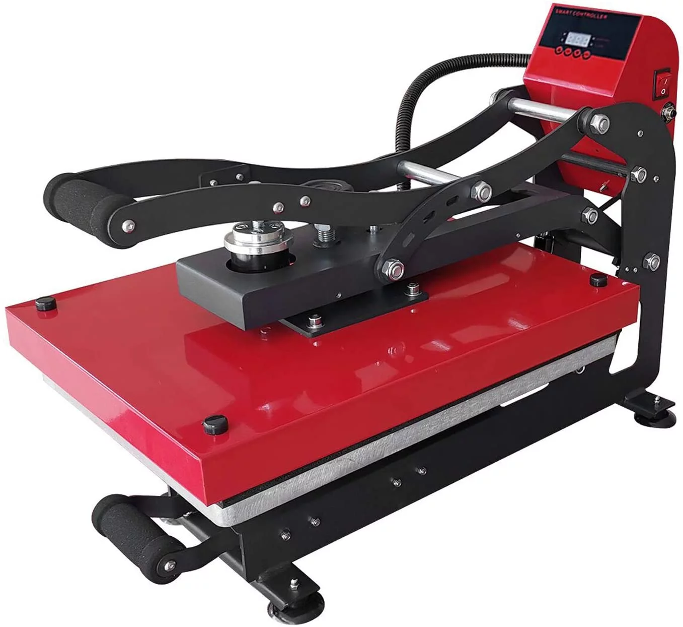 Miumaeov Magnetic Semi-Automatic T Shirt Heat Press Machine 16 X 20'' Large Heat Press Sublimation with Smart LCD Transfer Sublimation Machine for