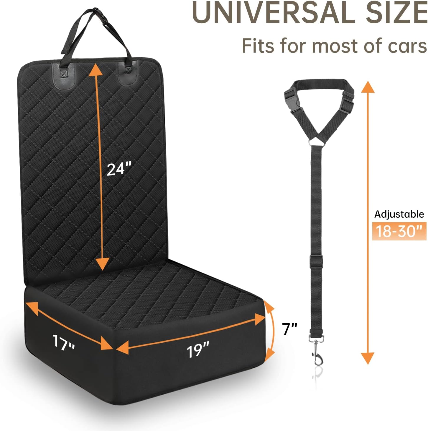 NESTROAD SUV Cargo Liner for Dogs, Waterproof & Nonslip Dog Trunk Cargo Cover Mat for Backseat
