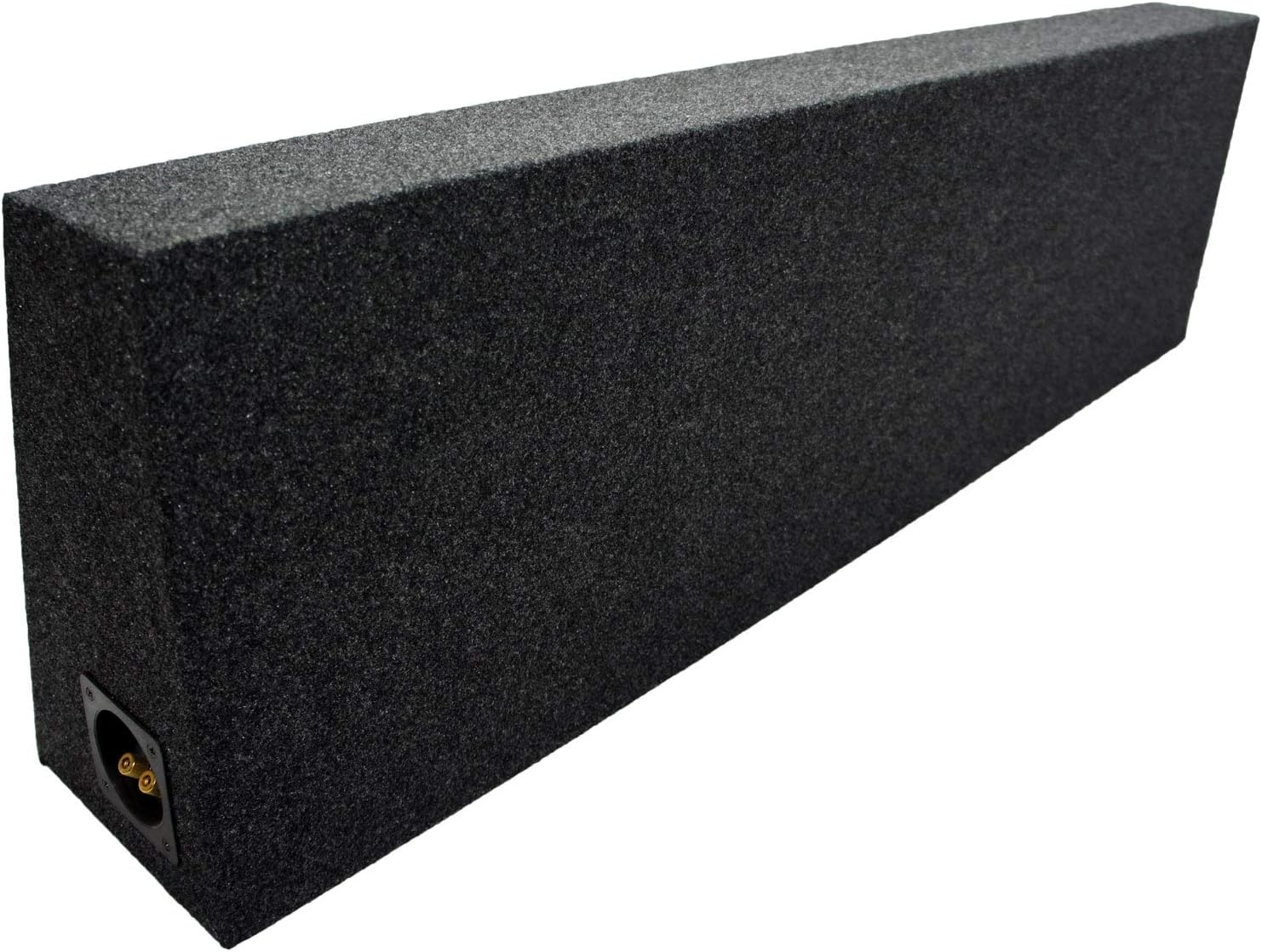 Dual 10" Subwoofer Regular Standard Cab Truck Sub Box Enclosure 5/8" MDF - Gray