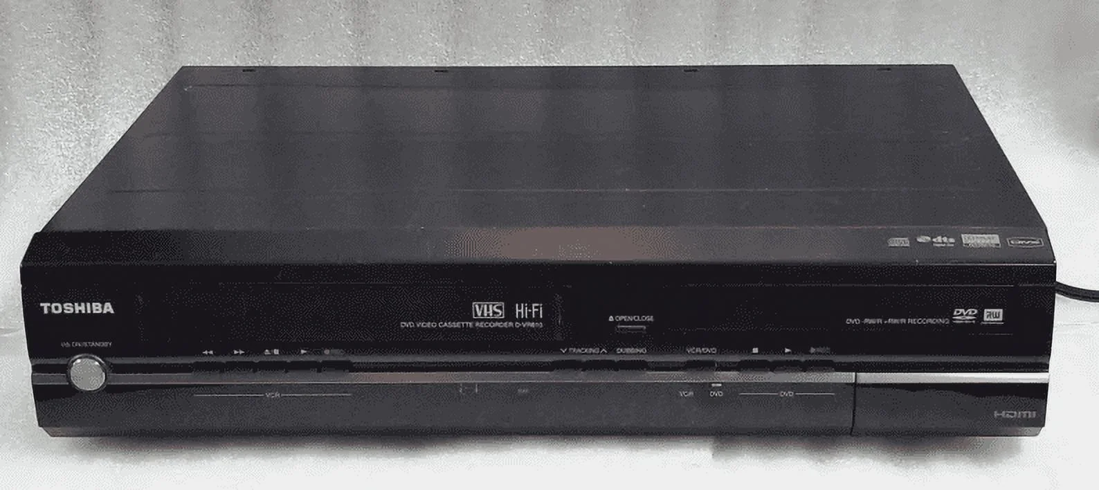 Toshiba D-VR610 (NEW) DVD recorder/HiFi VCR combo with HDMI output and 1080p upconversion