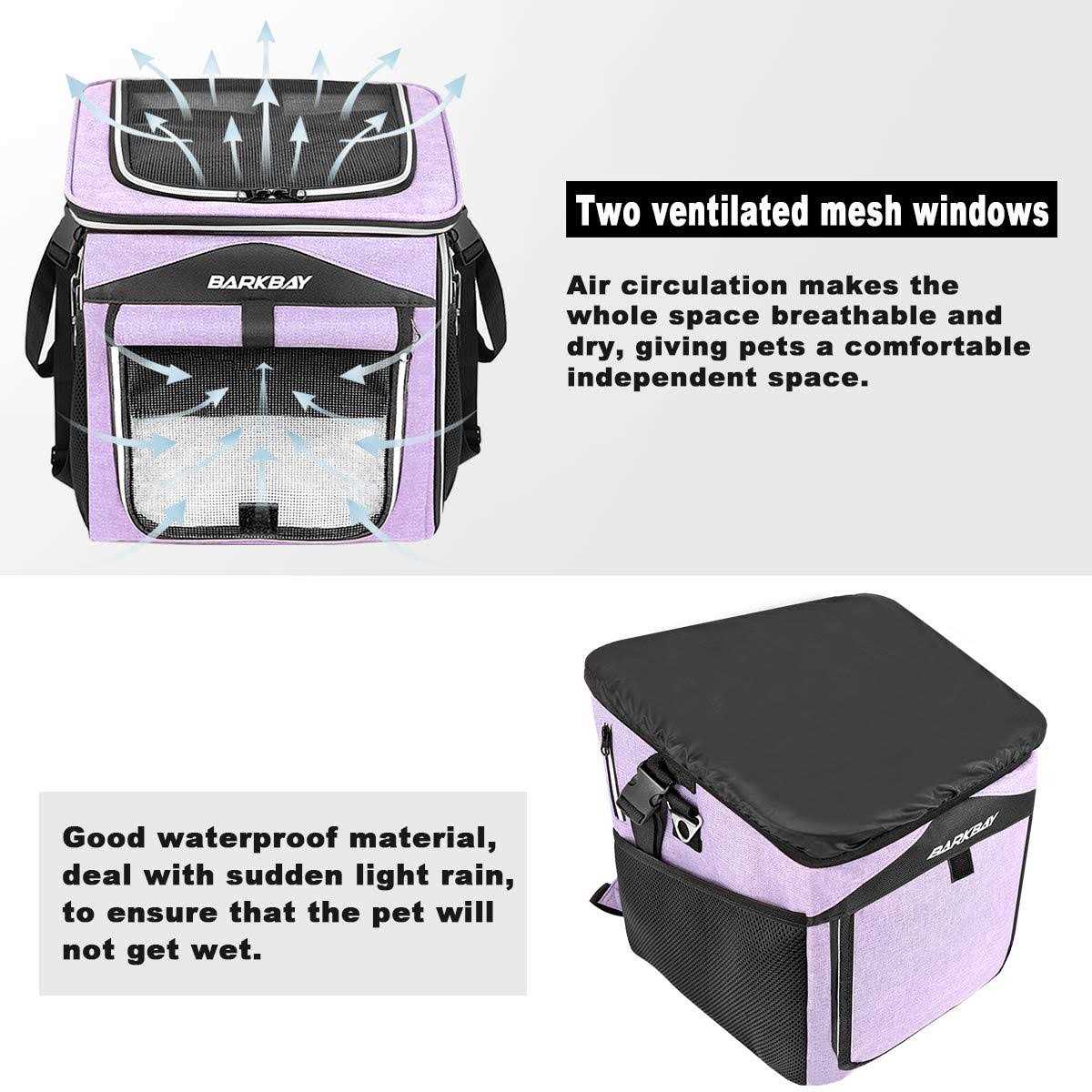 BARKBAY Dog Bike Basket Carrier Expandable Foldable Soft-Sided Dog Carrier - Pet Supplies online store