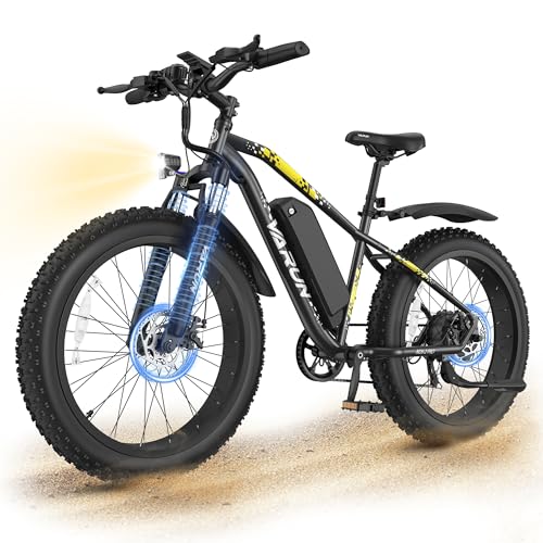 VARUN E Bikes for Men - Peak 750W Ebikes for Adults - Fat Tire Electric Bike Up to 25MPH 60+ Miles with 48V 13AH Removable Battery