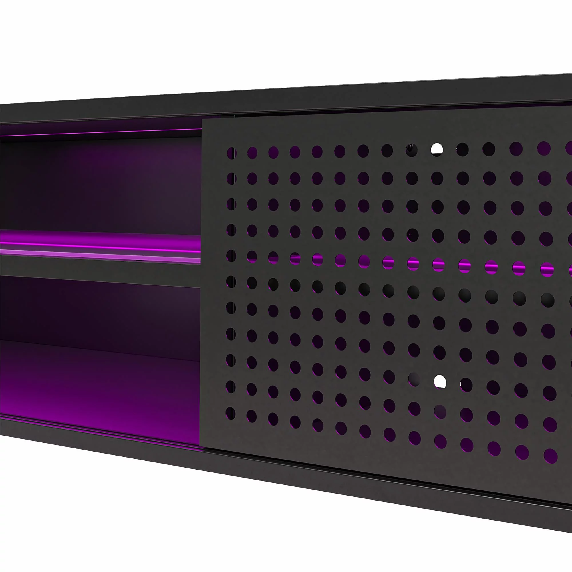 NTense Victory Floating TV Stand for TVs up to 60", Black