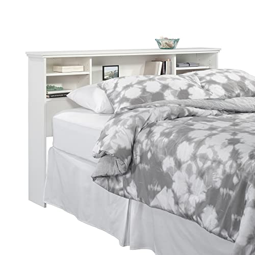 Sauder River Ranch Full/Queen Bookcase Headboard, in Grand Walnut Finish