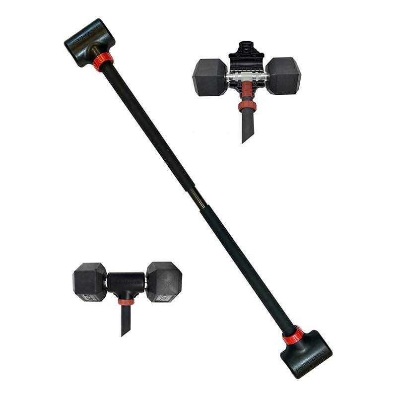 Jayflex Hyperbell Bar Convert Dumbbells to Barbell Set for Home Fitness - Sports Supplies Online Store