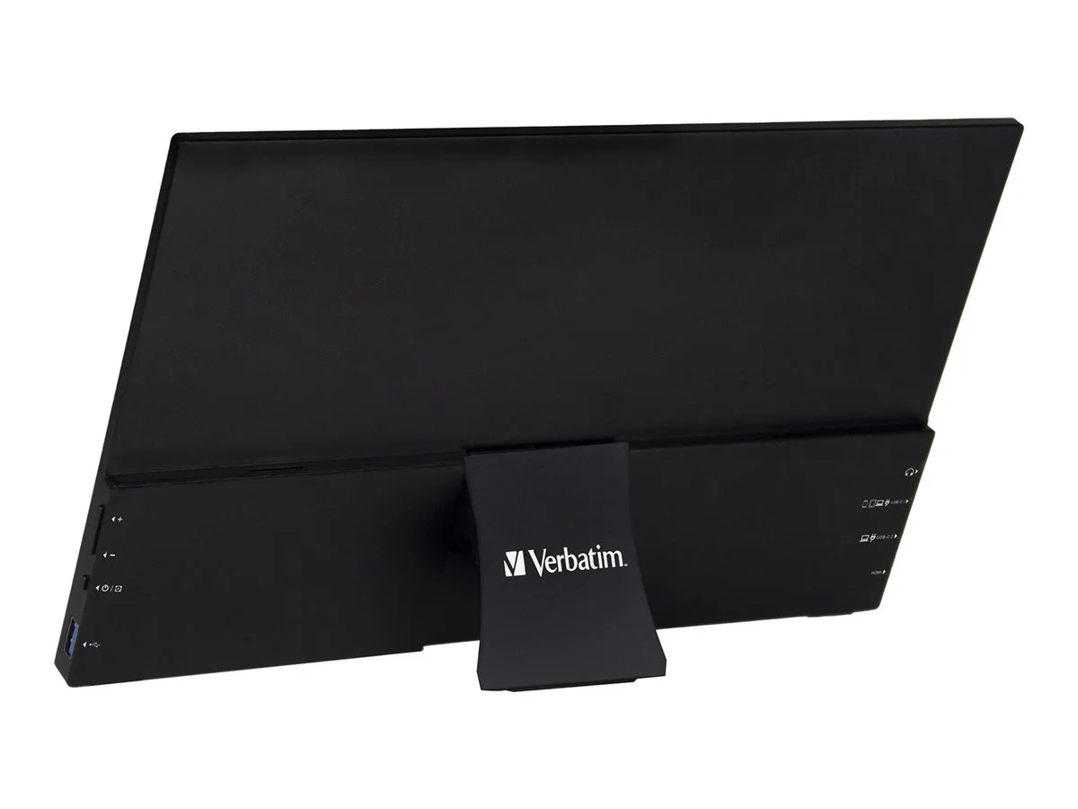 Verbatim Portable Touchscreen Monitor Full HD 1080p 15.6" Metal Housing