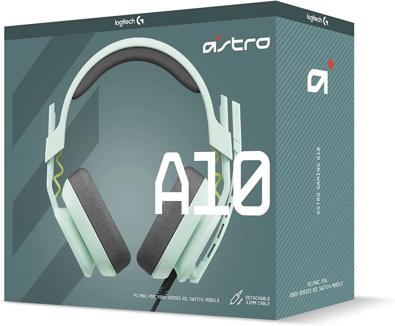 Astro A10 Gaming Headset Gen 2 Wired Headset Over-Ear Gaming Headphones with flip-to-Mute Microphone, 32 mm Drivers,Like New Mint