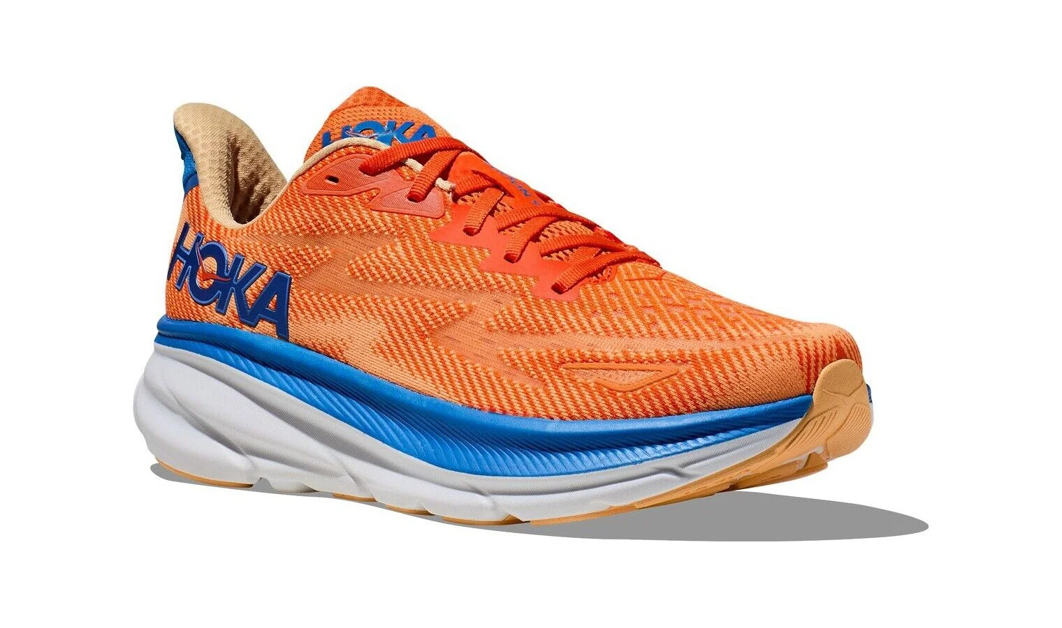 Hoka One One Clifton 9 1127895/VOIM Sneakers Men's Orange Running Shoes NR7191 (7.5)