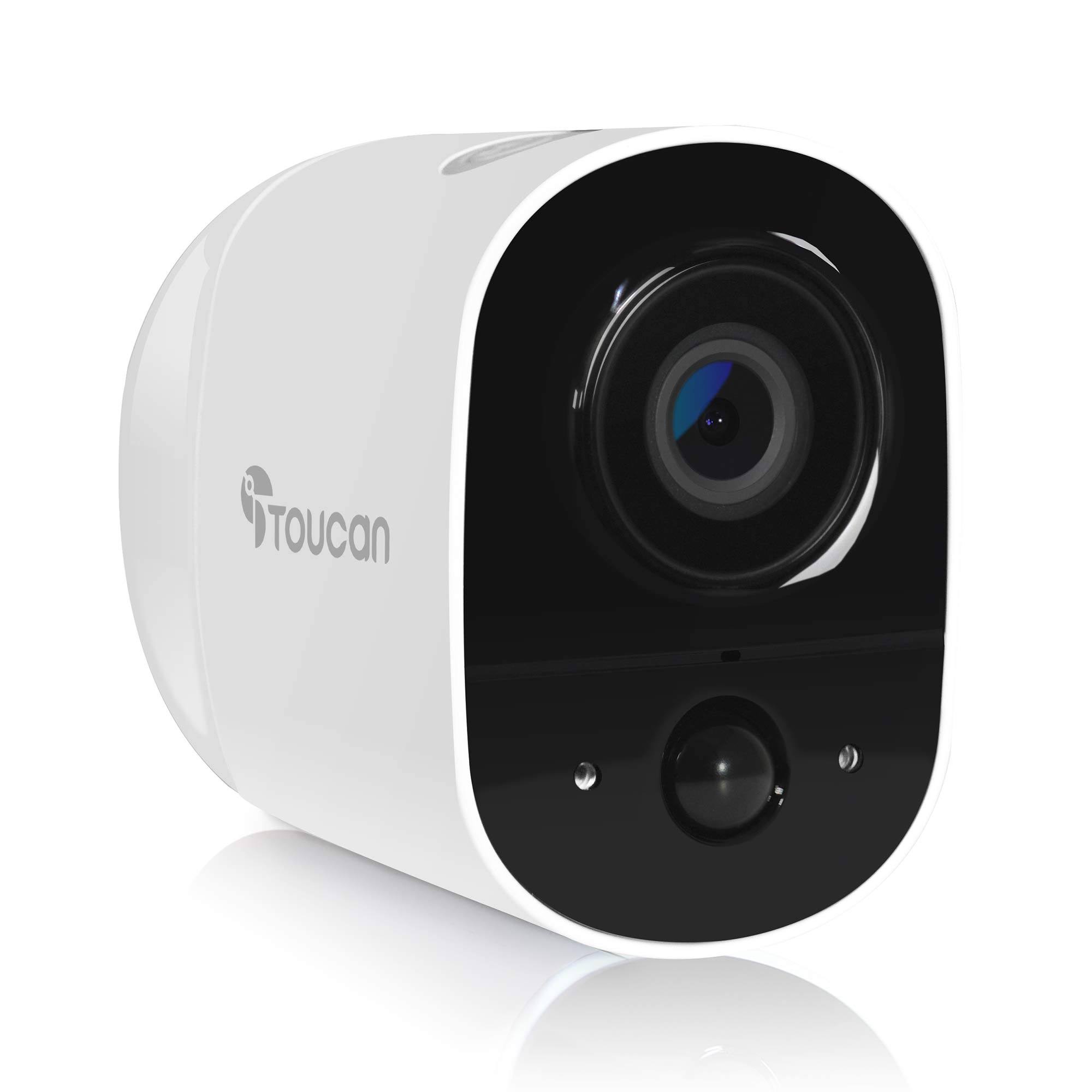 Toucan Wireless Outdoor Camera Build-in Rechargeable battery, Free Cloud Storage