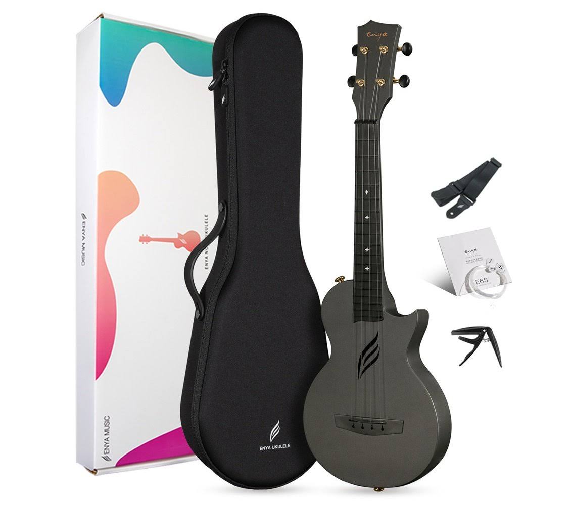 Enya Nova U Carbon Ukulele Black Acoustic