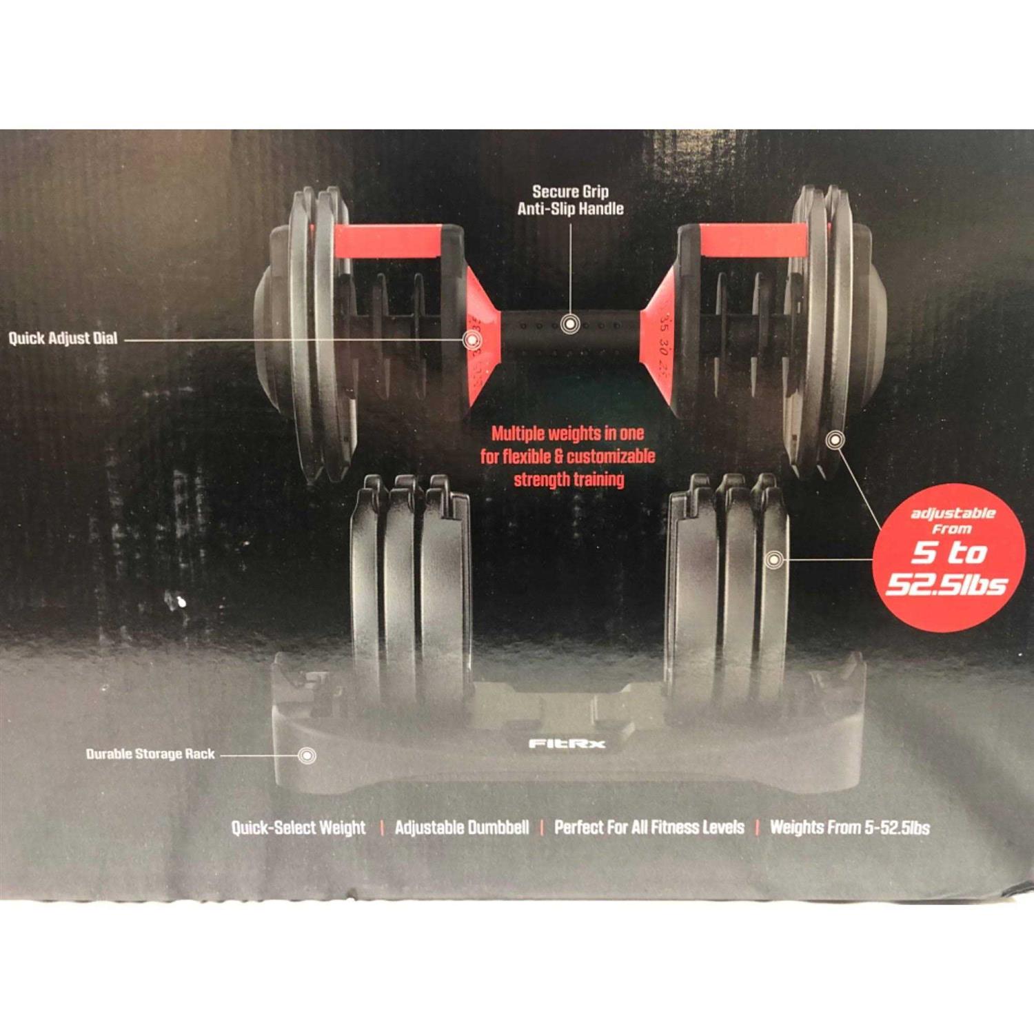 Fitrx SmartBells Set Quick Select Adjustable Dumbbells - Sports Supplies Online Store
