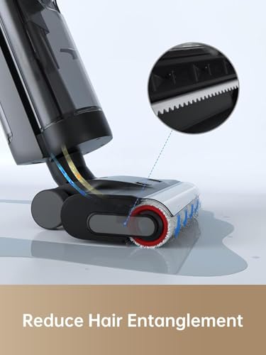 DREAME H12 PRO Wet Dry Vacuum Cleaner, Cordless Vacuum Mop All in One, Smart Floor Cleaner for Hard Floor