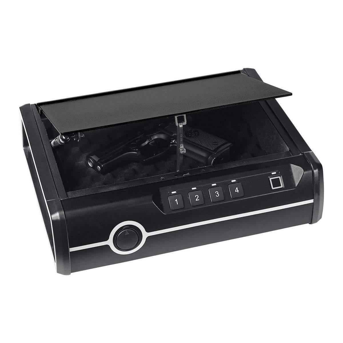 UNION SAFE COMPANY Biometric Fingerprint Handgun Safe