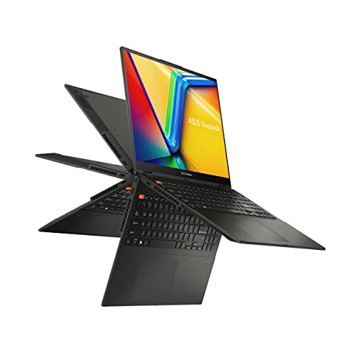 ASUS Vivobook 16 Flip Laptop, Copilot+ PC, 16” OLED 3K 120Hz Touch Display, Intel® Core™ Ultra 7 256V, Intel® Arc™ Graphics, 16GB Memory, 512GB SSD
