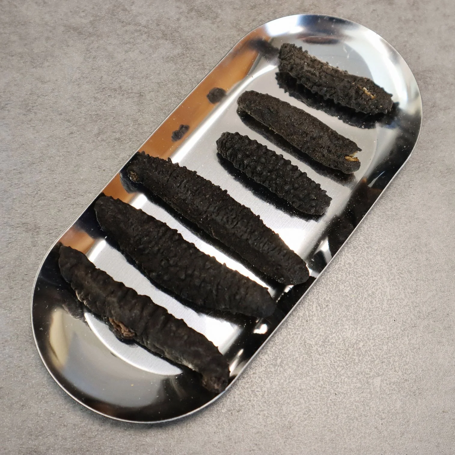 Royal Seafood USA Premium Dried Wild Atlantic short-spined Sea Cucumber, Mixed size 1lb 60-80 PCS