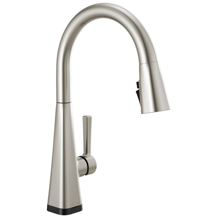 Kitchen Faucet Lenta 1 Lever ADA Spotshield Stainless Pull Down 1.8 Gallons per Minute