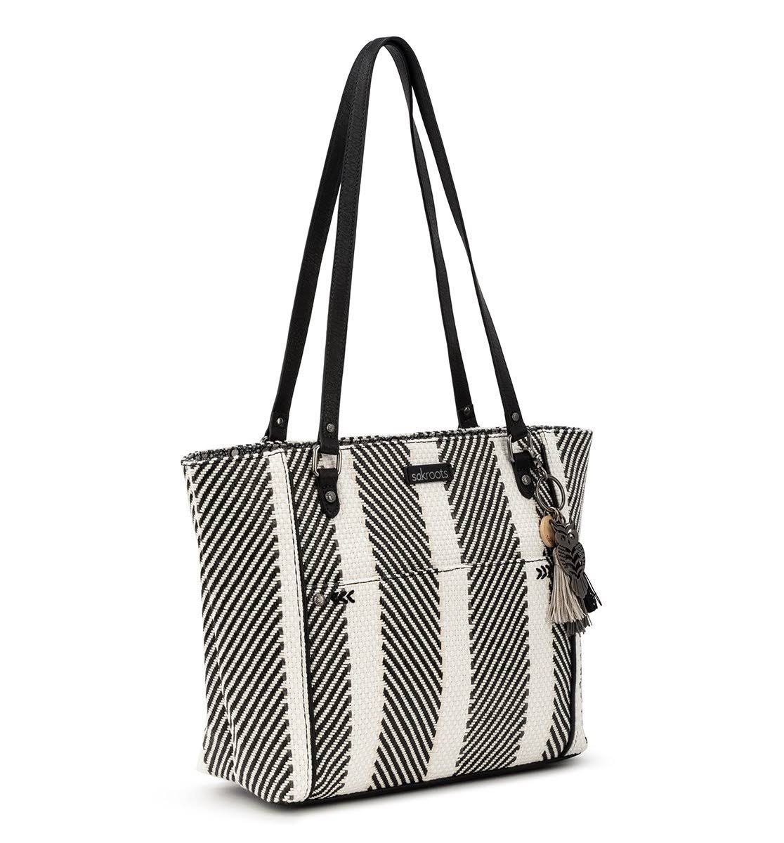 Sakroots Metro Tote Bag | Violet Tapestry World | Canvas