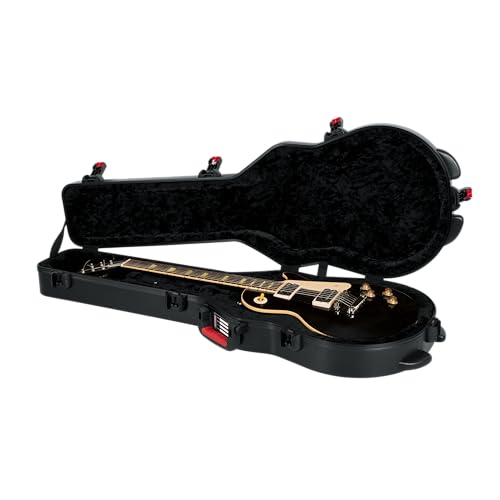 Gator Cases Molded Flight Case for Strat/Tele Style Electric Guitars with TSA Approved Locking Latch, (GTSA-GTRELEC)