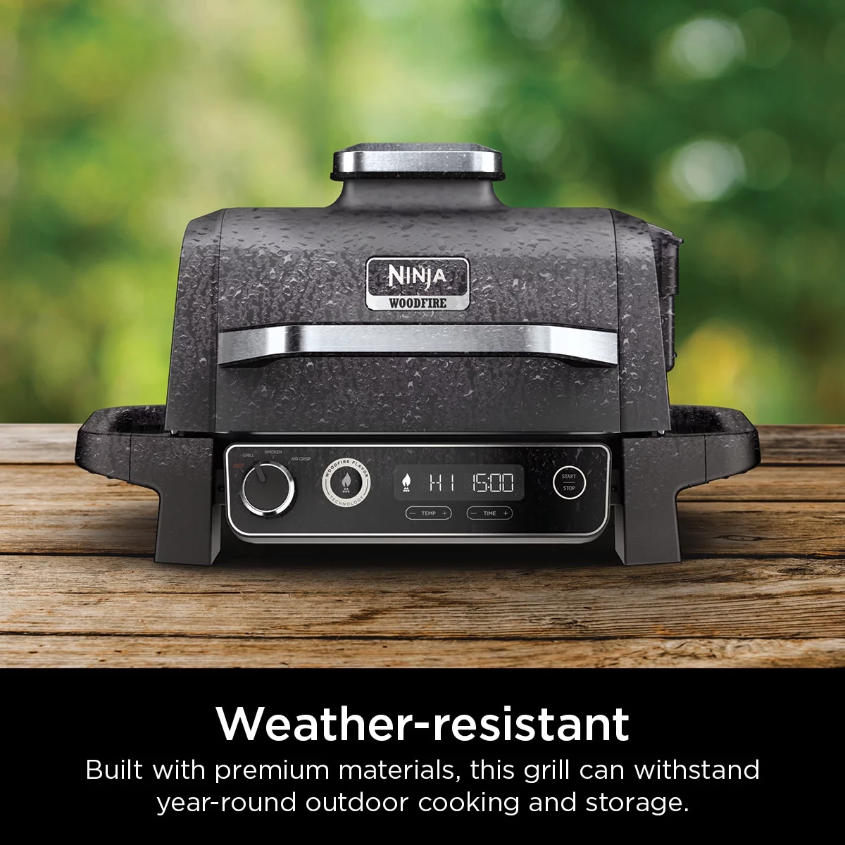 Ninja Woodfire 3-in-1 Outdoor Grill, Master Grill, BBQ Smoker, & Outdoor Air Fryer with Woodfire Technology, OG700