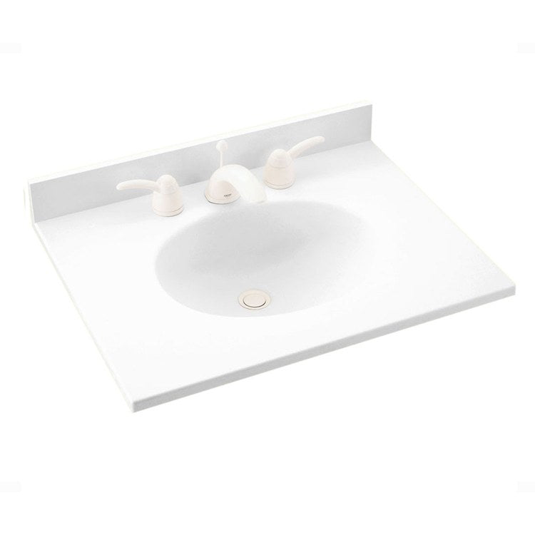 Ellipse 37x19" Single Bowl Vanity Top