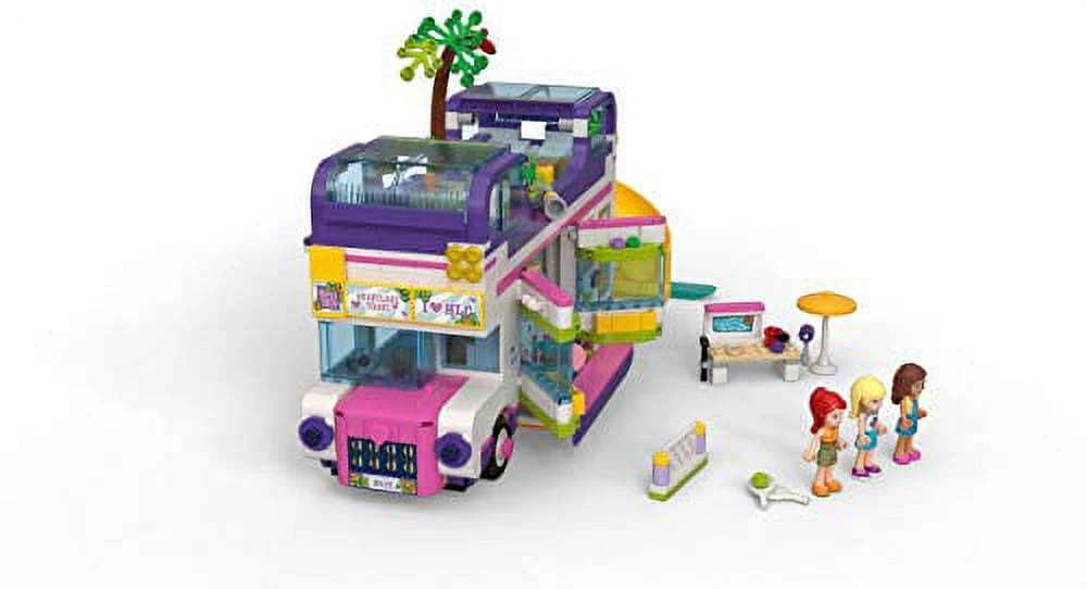 LEGO Friends Friendship Bus 41395 Heartlake City Toy Playset Building Kit Promotes Hours of Creative Play (778 Pieces)