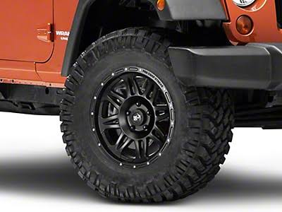 Jeep Wrangler Pro Comp 05 Series Flat Black Wheel; 17x9 7005-7973