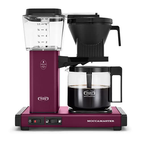Technivorm Moccamaster 53941 KBGV Select 10-Cup Coffee Maker, Polished Silver, 40 ounce, 1.25l